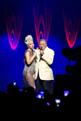 Tony Bennett & Lady Gaga at the 49th Montreux Jazz Festival, (c) 2015 FFJM-Marc Ducrest
